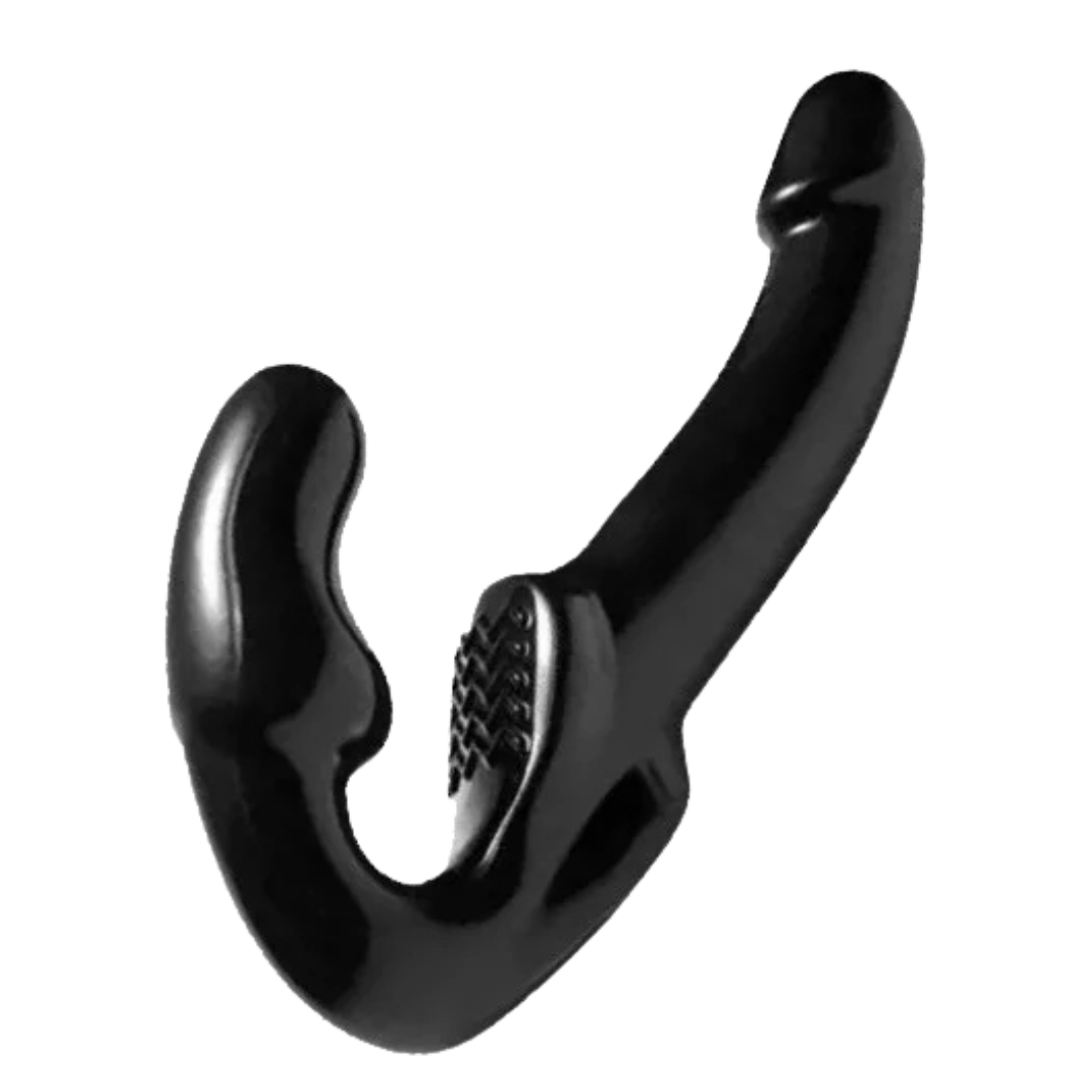 Estimulador Strap On Gun doble