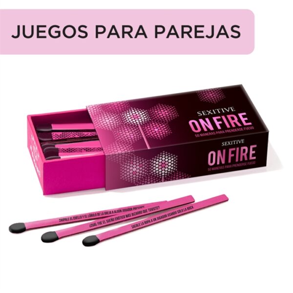 On fire 50 maneras de prenderse fuego, juego para parejas